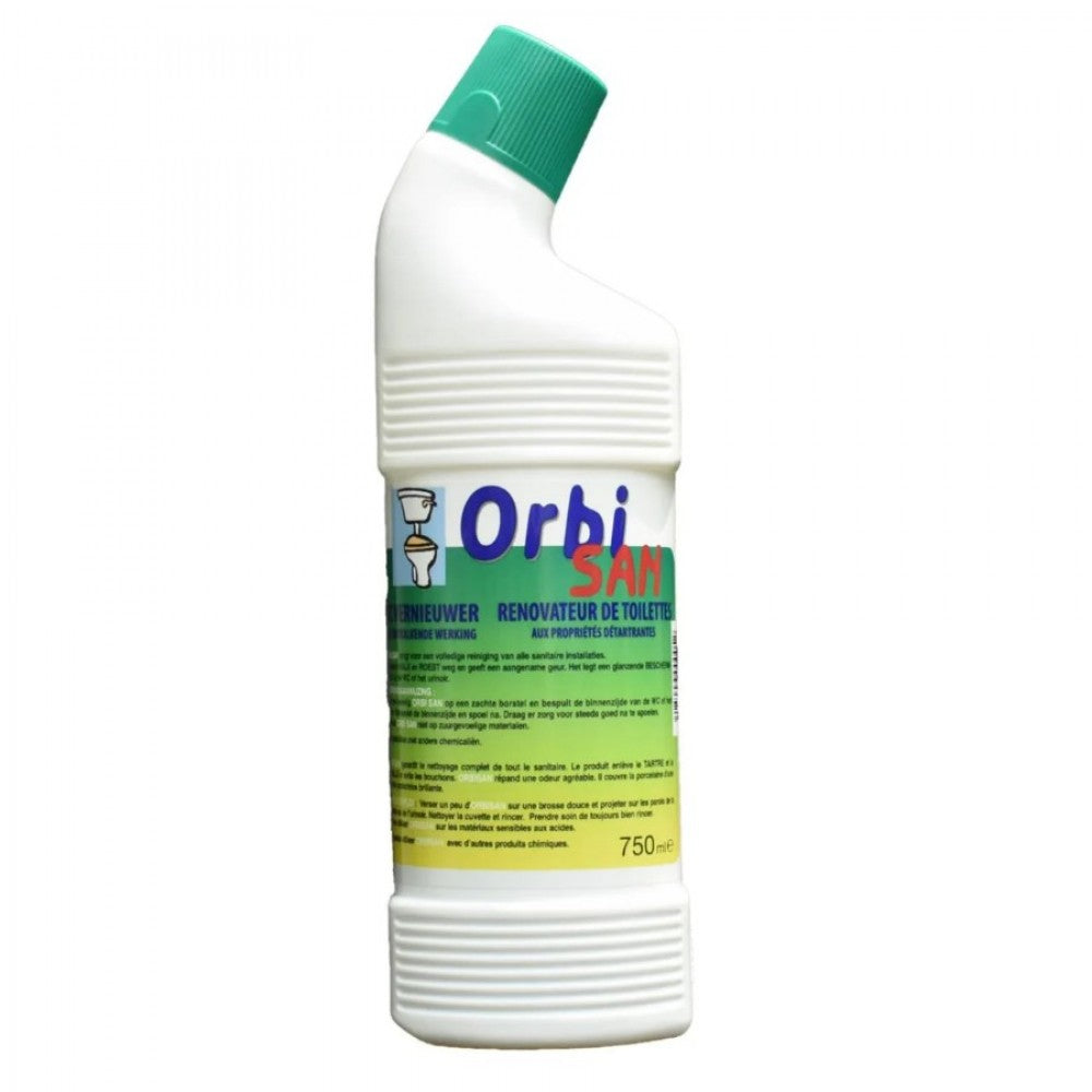 Orbi San – Rénovateur de Toilettes Détartrant 750ml